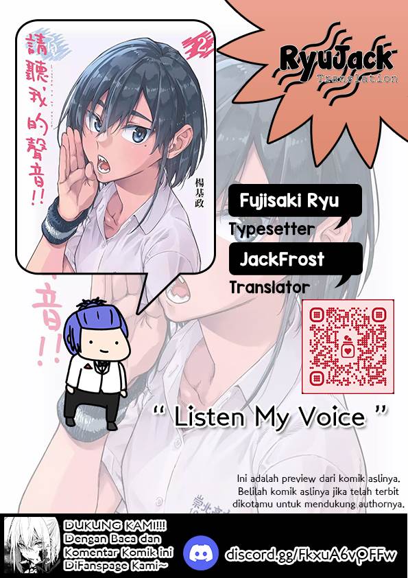 Komik Listen to My Voice!! Chapter 19 gambar 1