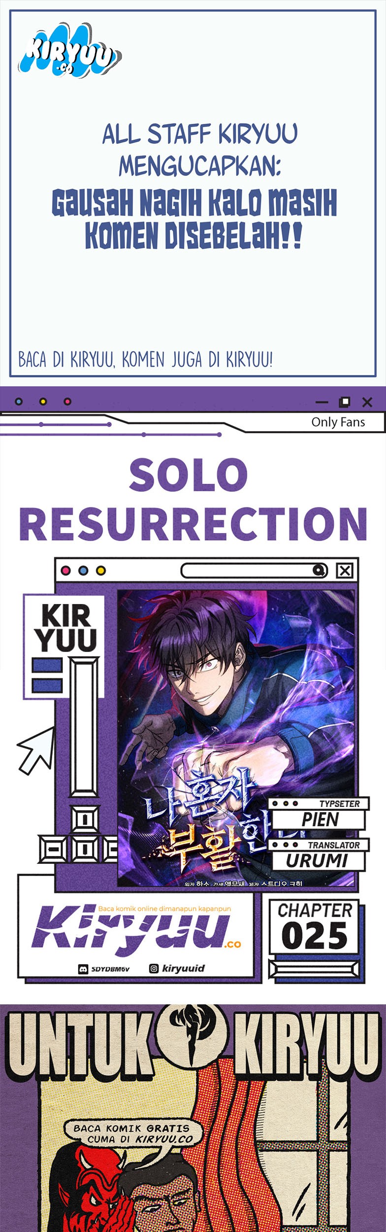 Komik Solo Resurrection Chapter 25 gambar 1