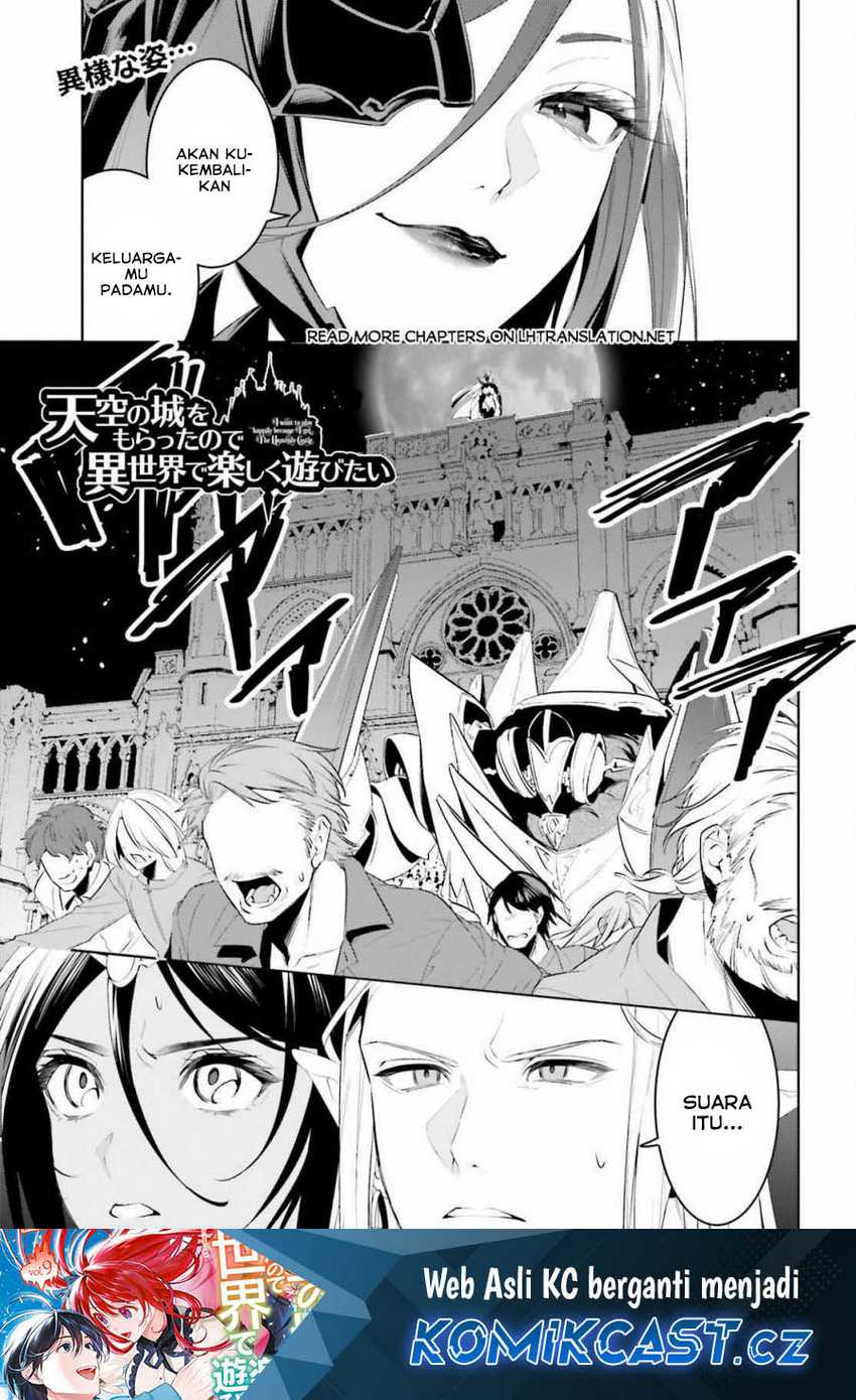 Manga Tenkuu no Shiro o Moratta no de Isekai de Tanoshiku Asobitai Chapter 44 gambar 2