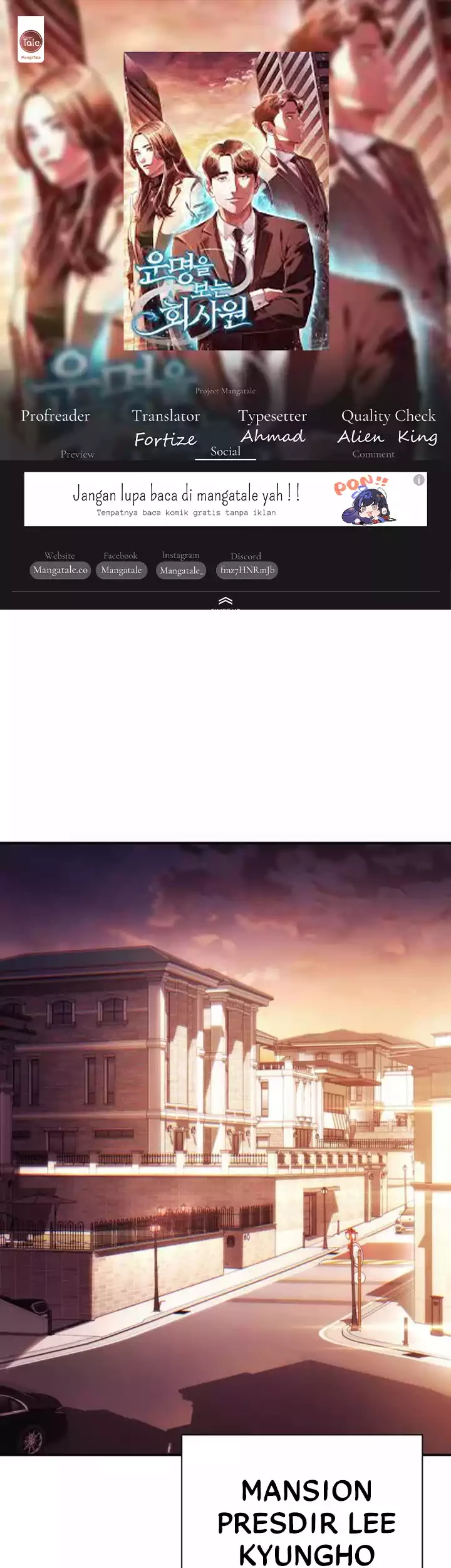 Komik Office Worker Who Sees Fate Chapter 95 gambar 1
