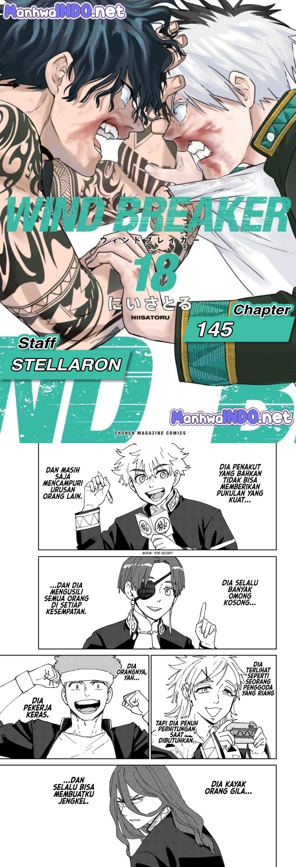 Komik Wind Breaker (NII Satoru) Chapter 145 gambar 1