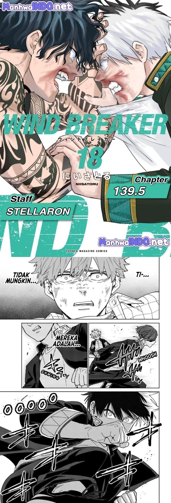 Komik Wind Breaker (NII Satoru) Chapter 139.5 gambar 1
