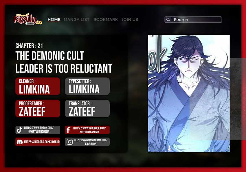 Komik The Demonic Cult Leader Is Too Reluctant Chapter 21 gambar 1