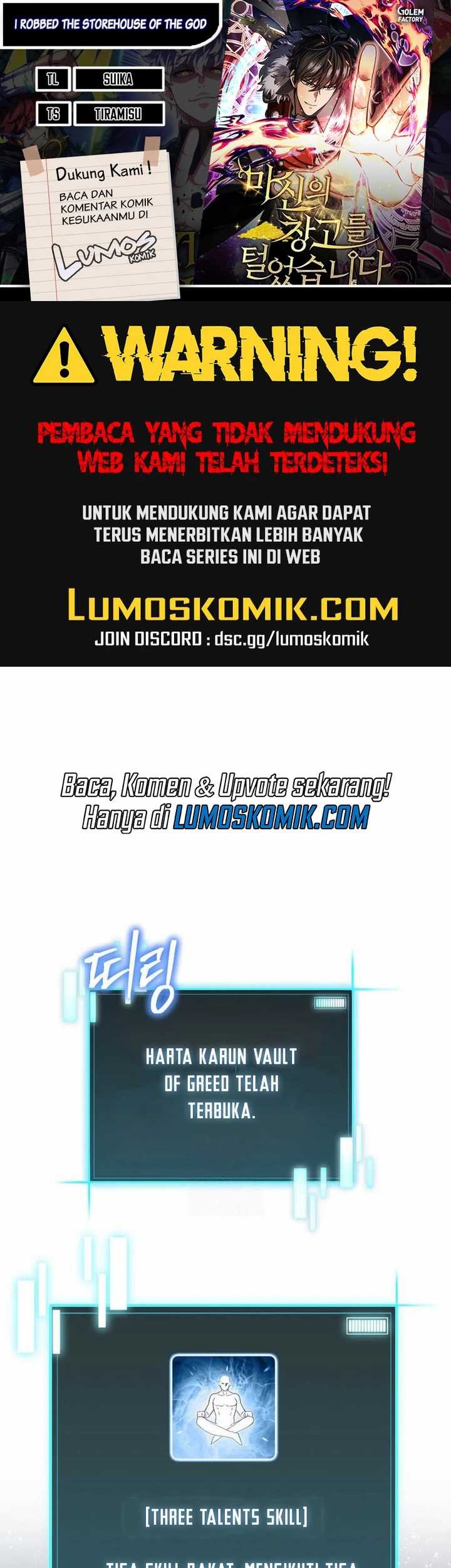 Komik I Robbed The Storehouse Of The God Chapter 09 gambar 1