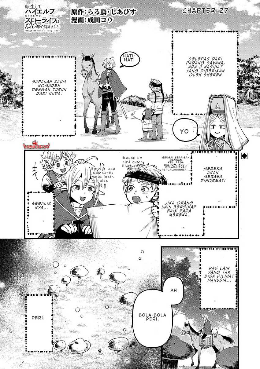 Manga Tensei Shite High Elf ni Narimashitaga, Slow Life wa 120-nen de Akimashita Chapter 27 gambar 2