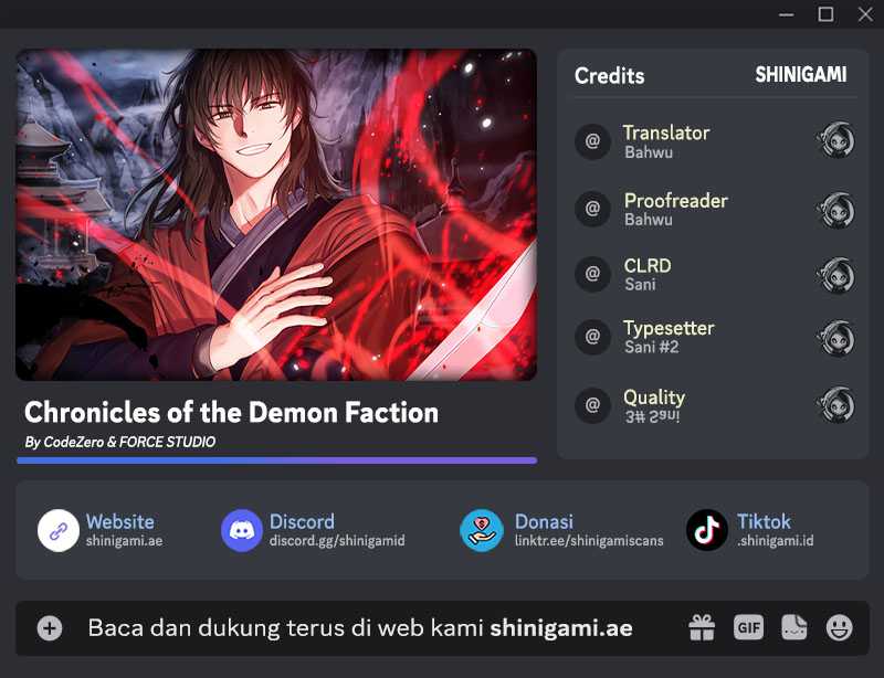 Komik Chronicles of the Demon Faction Chapter 86 gambar 1