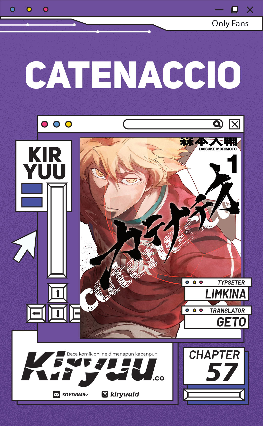 Komik Catenaccio Chapter 57 gambar 1