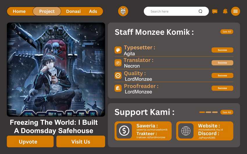 Komik Freezing The World: I Built A Doomsday Safehouse Chapter 310 gambar 1