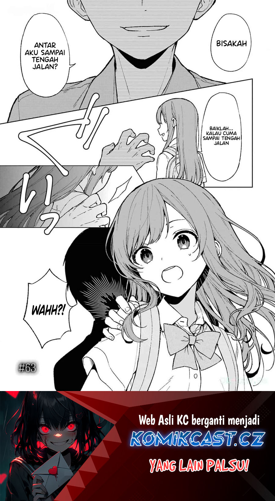 Manga Chikan Saresou ni Natteiru S-kyuu Bishoujo wo Tasuketara Tonari no Seki no Osanajimi datta Chapter 63 gambar 2