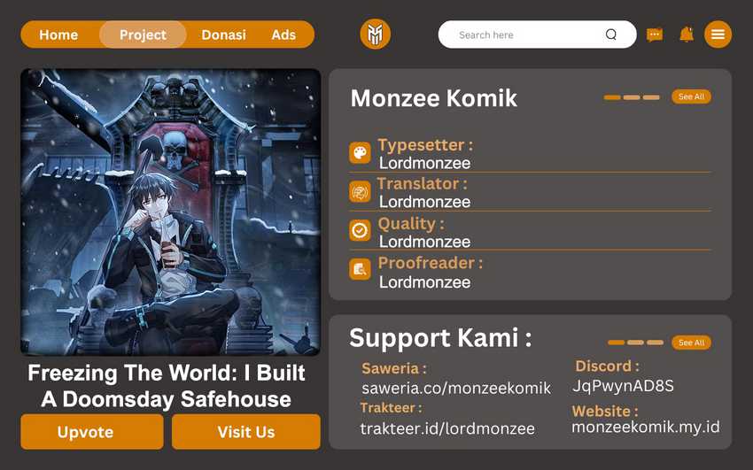Komik Freezing The World: I Built A Doomsday Safehouse Chapter 313 gambar 1