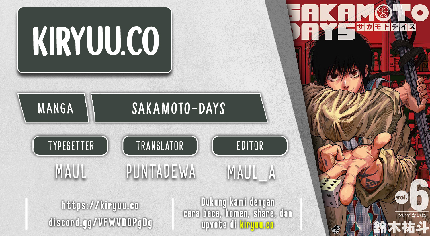 Komik Sakamoto Days Chapter 184 gambar 1