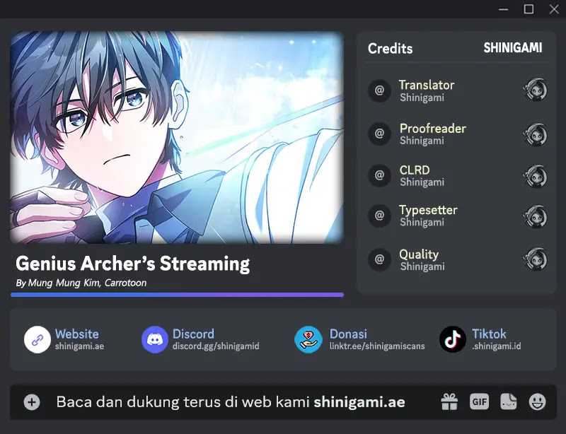 Komik Genius Archer’s Streaming Chapter 45 gambar 1