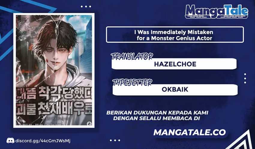 Komik I Was Immediately Mistaken for a Monster Genius Actor Chapter 08 gambar 1