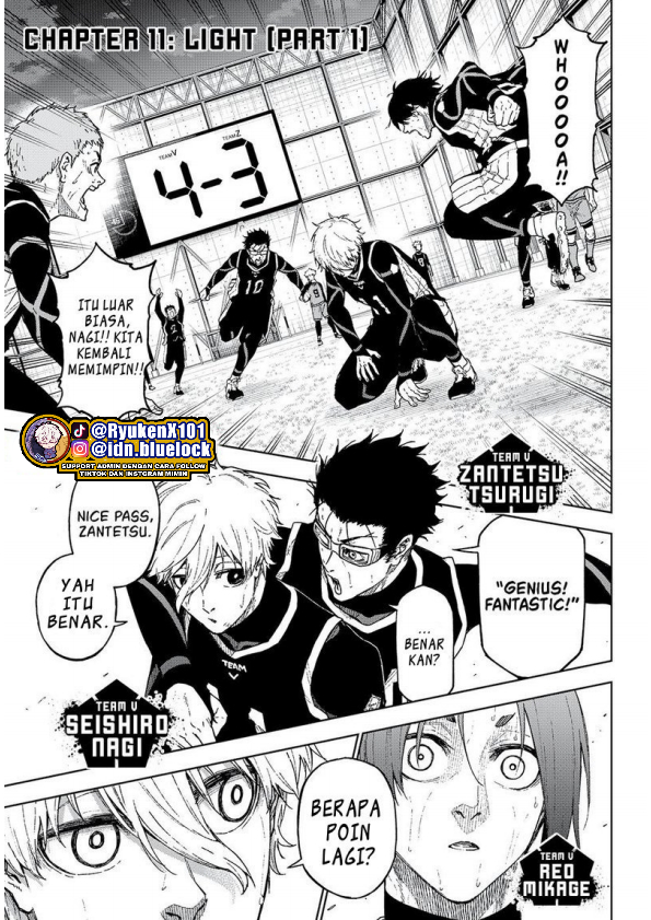 Komik Blue Lock: Episode Nagi Chapter 11 gambar 1
