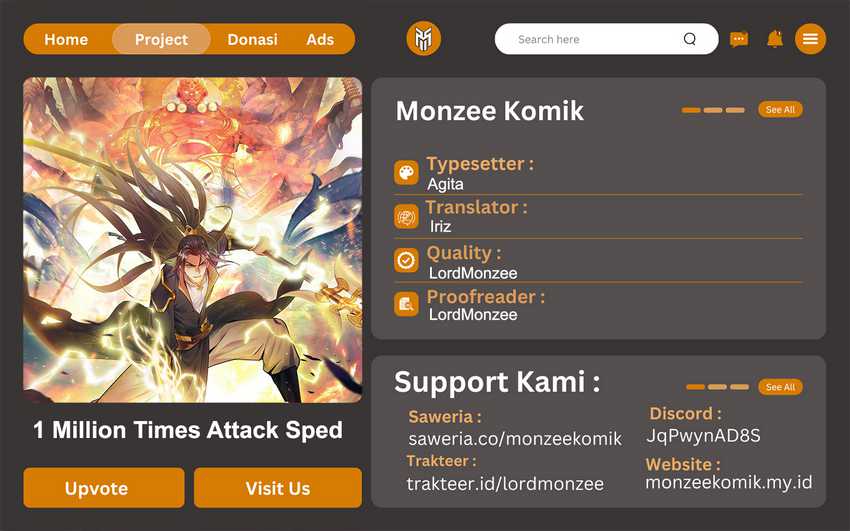 Komik 1 Million Times Attack Speed Chapter 29 gambar 1