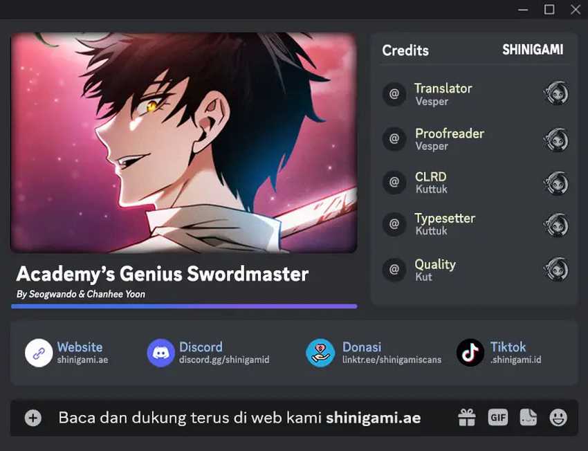 Komik Academy’s Genius Swordmaster Chapter 69 gambar 1