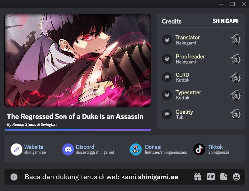 Komik The Regressed Son Of A Duke Is An Assassin Chapter 43 gambar 1