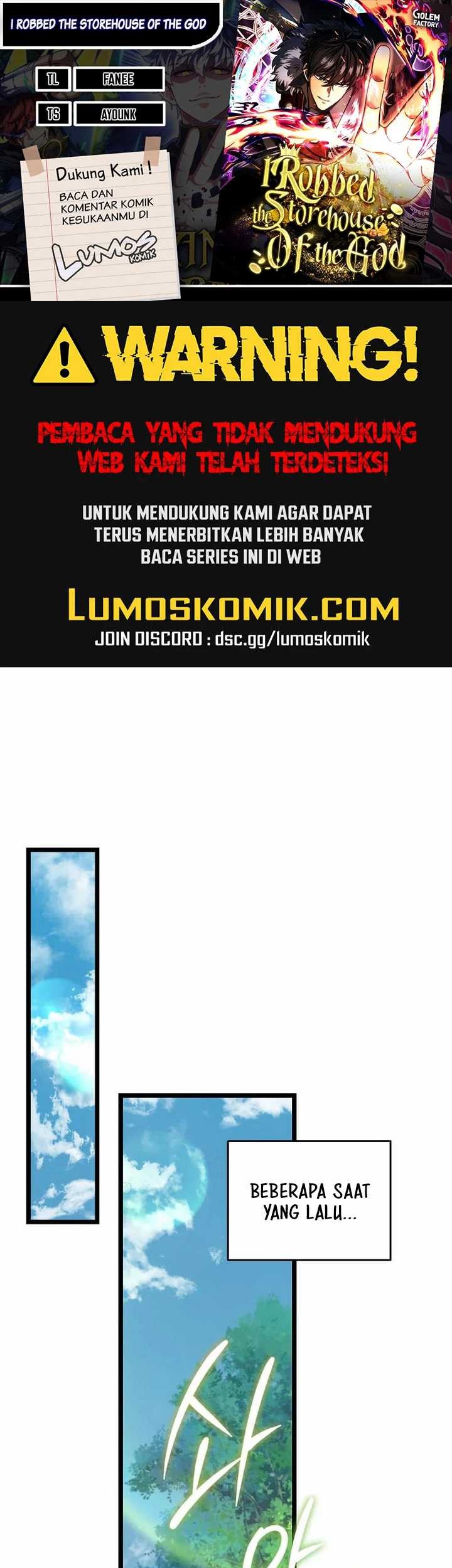 Komik I Robbed The Storehouse Of The God Chapter 28 gambar 1