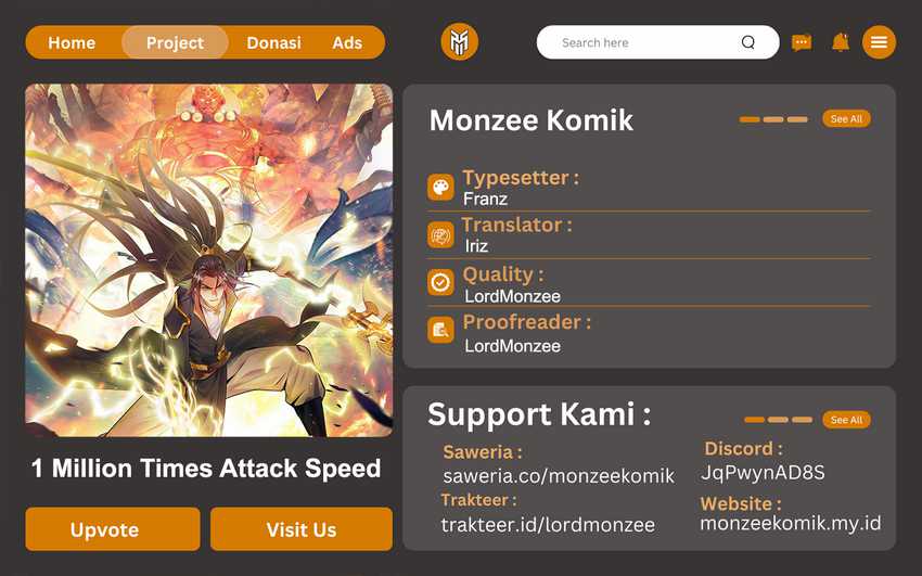 Komik 1 Million Times Attack Speed Chapter 40 gambar 1