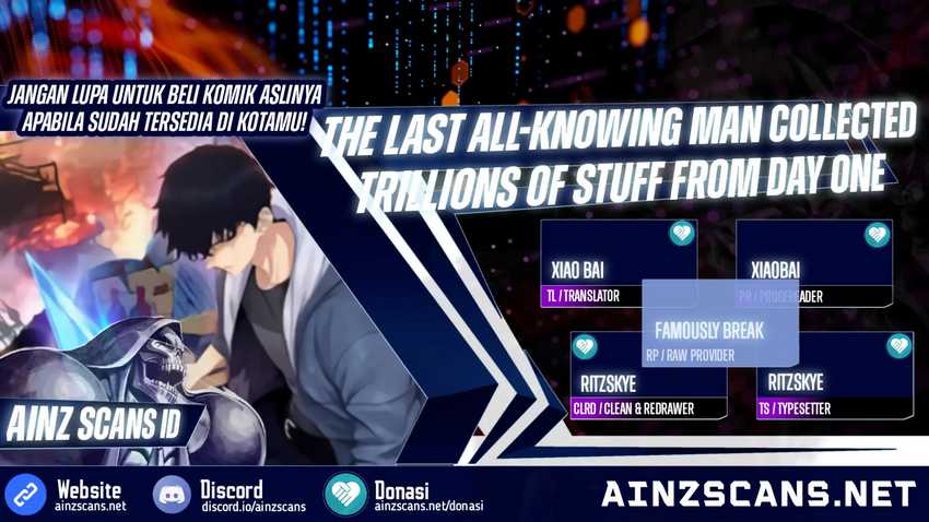 Komik The Last All-Knowing Man Collected Trillions of Stuff from Day One Chapter 27 gambar 1