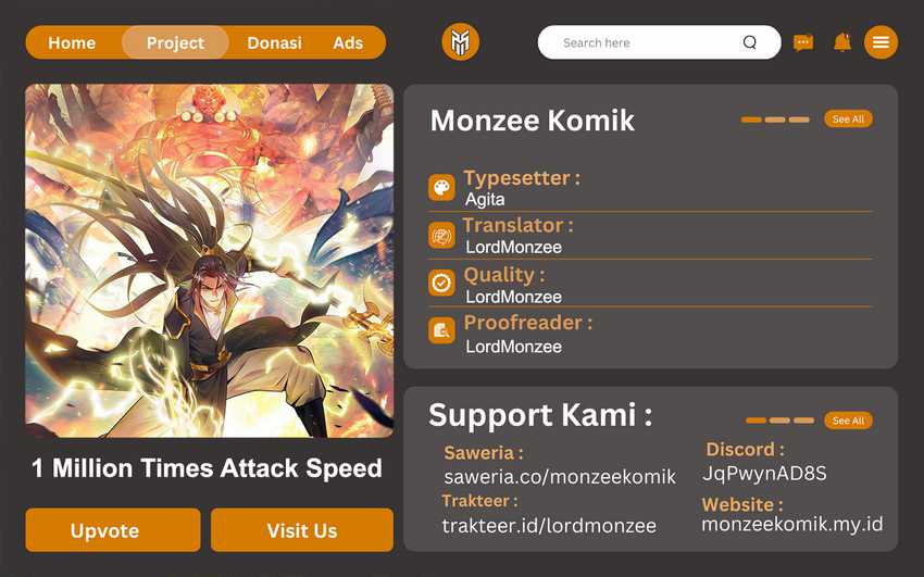 Komik 1 Million Times Attack Speed Chapter 46 gambar 1