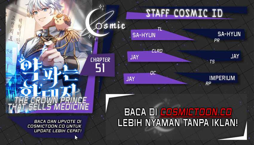 Komik The Crown Prince That Sells Medicine Chapter 51 gambar 1