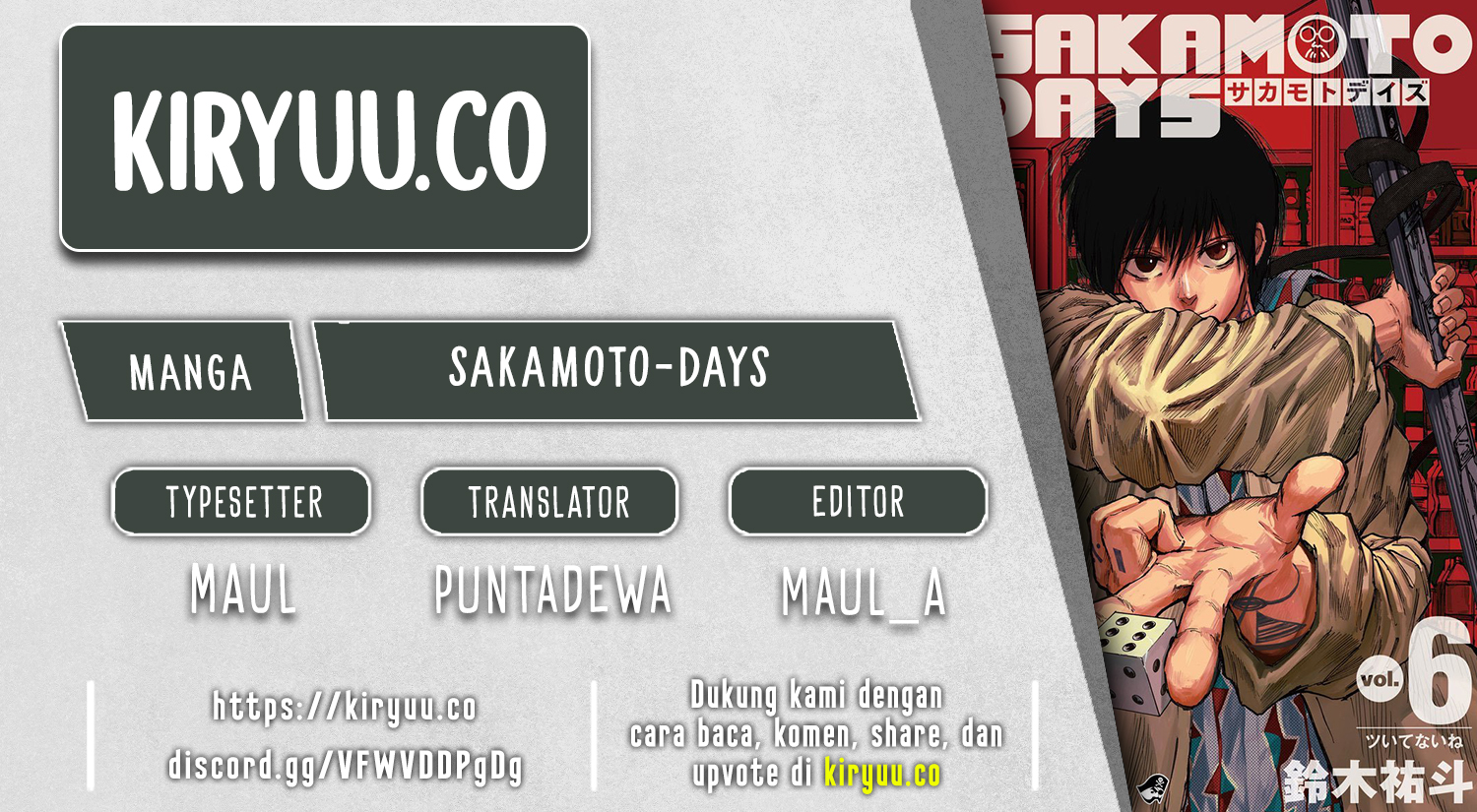 Komik Sakamoto Days Chapter 185 gambar 1