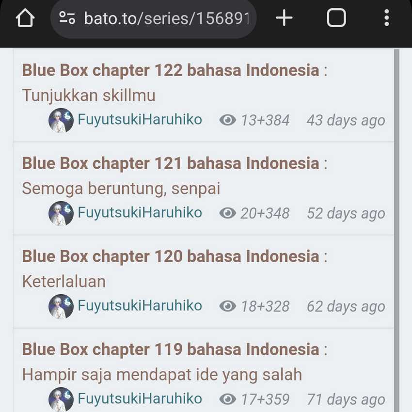Ao no Hako Chapter 122 - Halaman 21