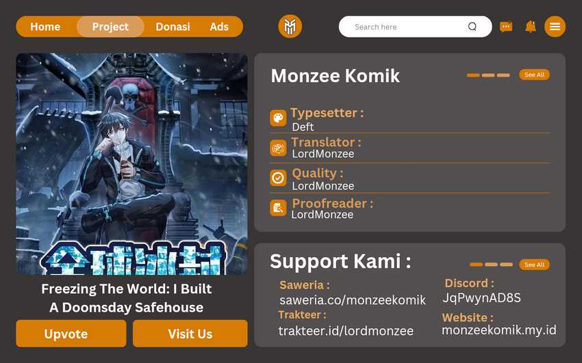 Komik Freezing The World: I Built A Doomsday Safehouse Chapter 342 gambar 1