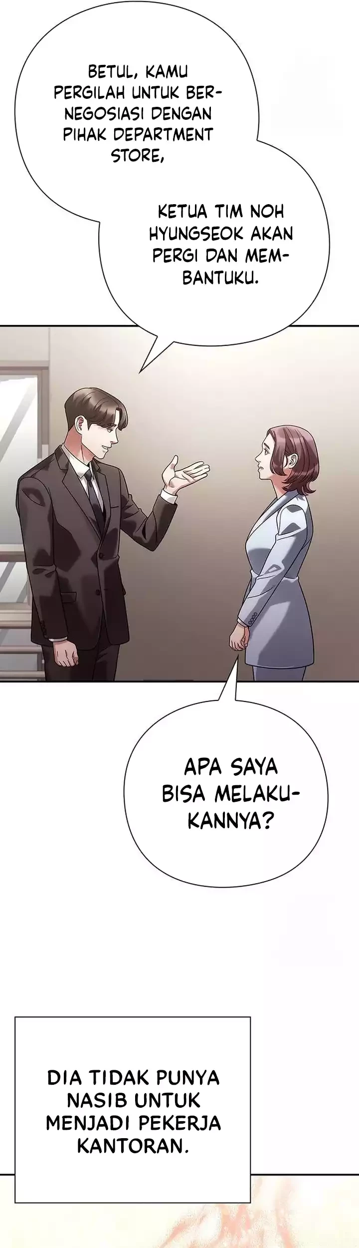 Office Worker Who Sees Fate Chapter 100 - Halaman 54