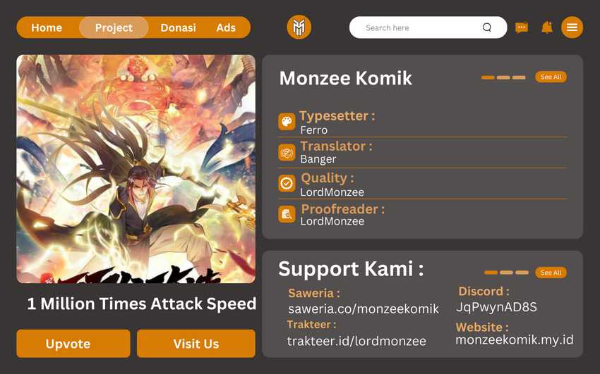 Komik 1 Million Times Attack Speed Chapter 67 gambar 1