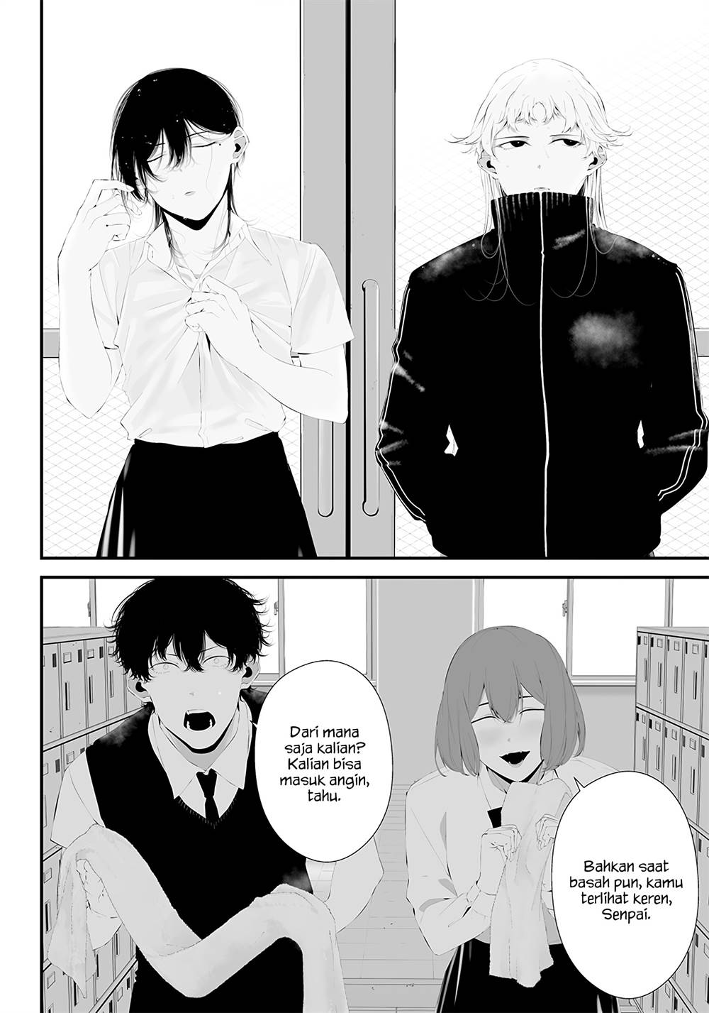 Manga Tsurenai Hodo Aokute Azatoi Kurai ni Akai Chapter 39 gambar 2