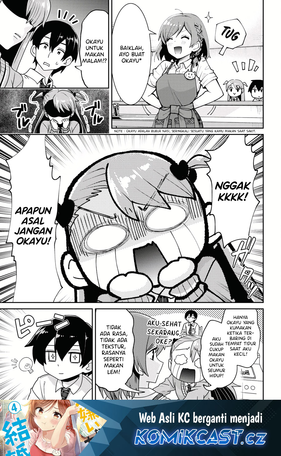 Manga Kurasu no Daikirai na Joshi to Kekkon Suru Koto ni Natta Chapter 25.2 gambar 2
