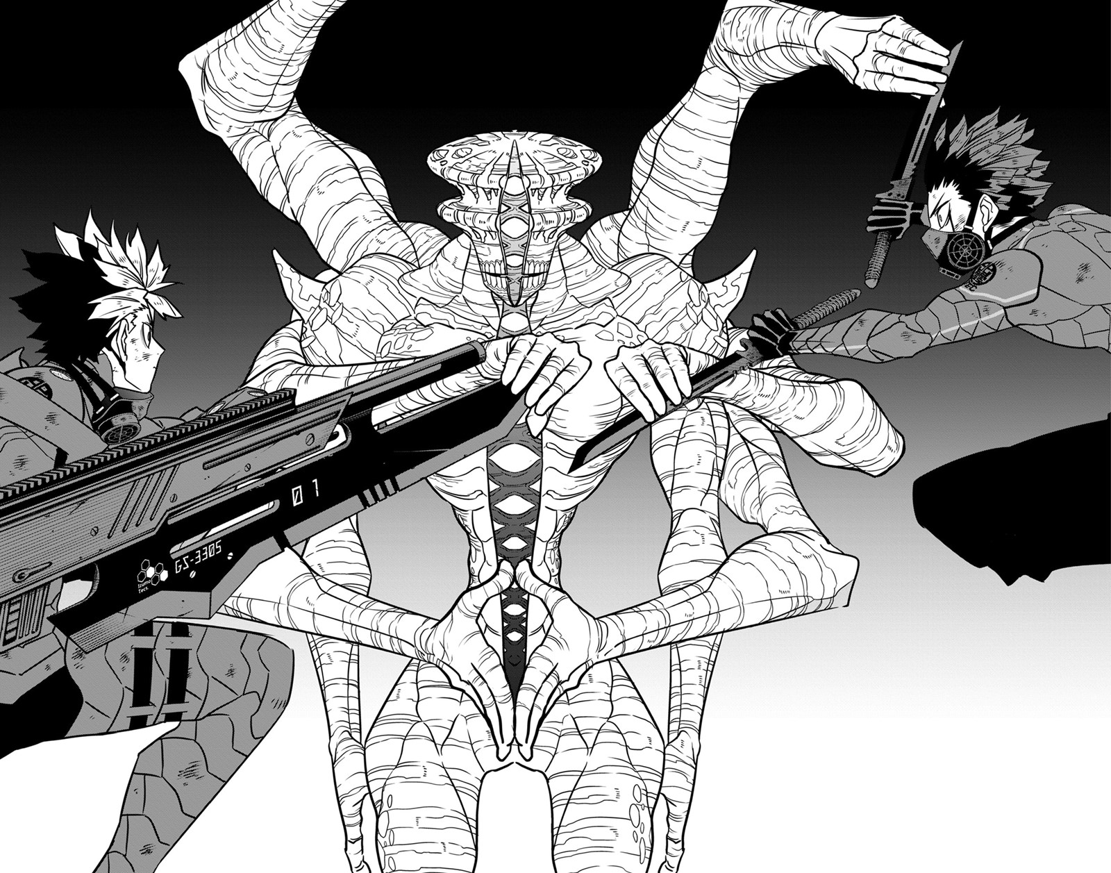 8Kaijuu Chapter 116 - Halaman 23