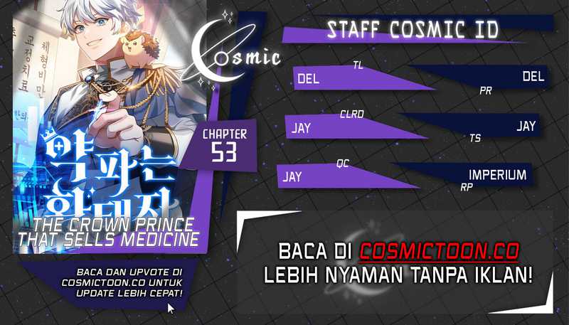 Komik The Crown Prince That Sells Medicine Chapter 53 gambar 1