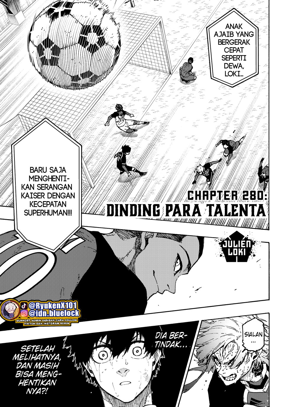 Komik Blue Lock Chapter 280 gambar 1