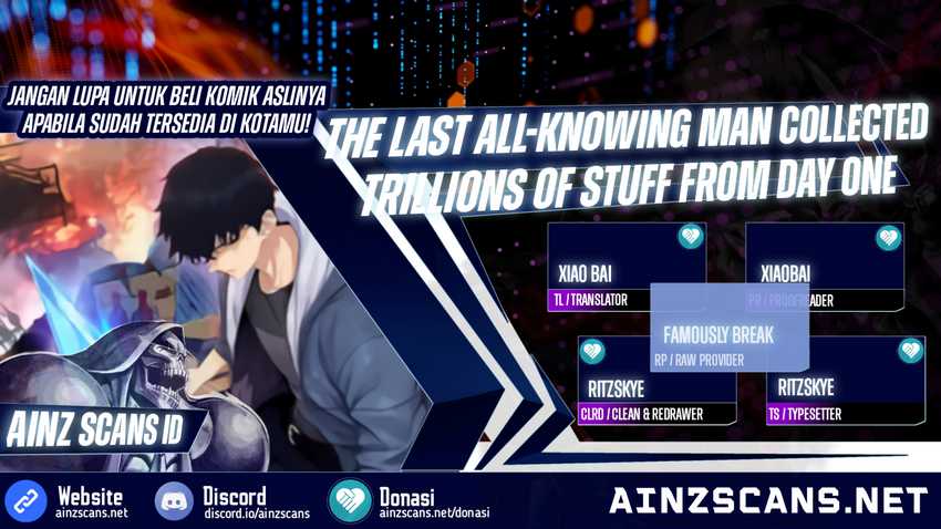 Komik The Last All-Knowing Man Collected Trillions of Stuff from Day One Chapter 31 gambar 1
