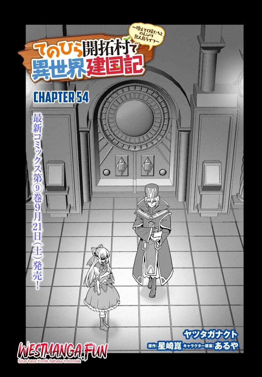 Manga Tenohira Kaitaku Mura de Isekai Kenkokuki: Fueteku Yome-tachi to Nonbiri Mujintou Life (fix) Chapter 54 gambar 2