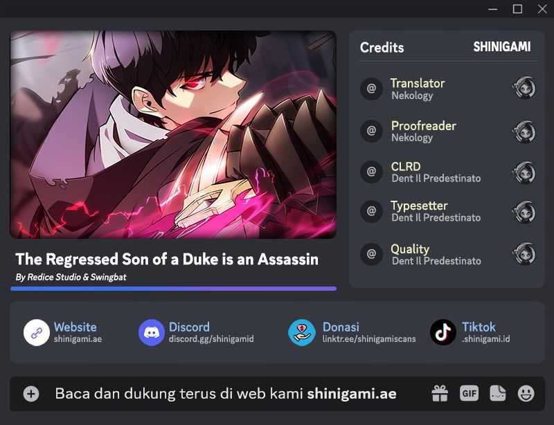 Komik The Regressed Son Of A Duke Is An Assassin Chapter 49 gambar 1