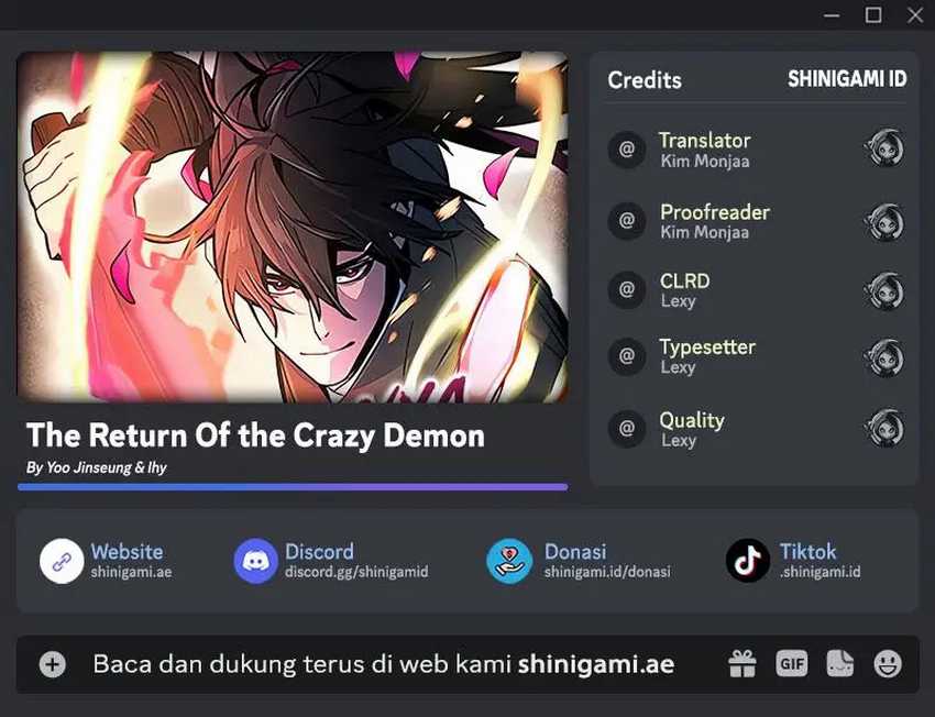 Komik Return of the Mad Demon Chapter 131 gambar 1