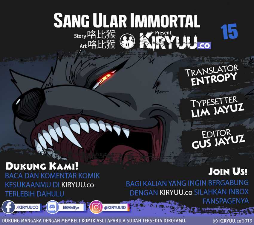 Komik Snake Immortal: The Tale of a Snake’s Cultivation to Immortality Chapter 15 gambar 1