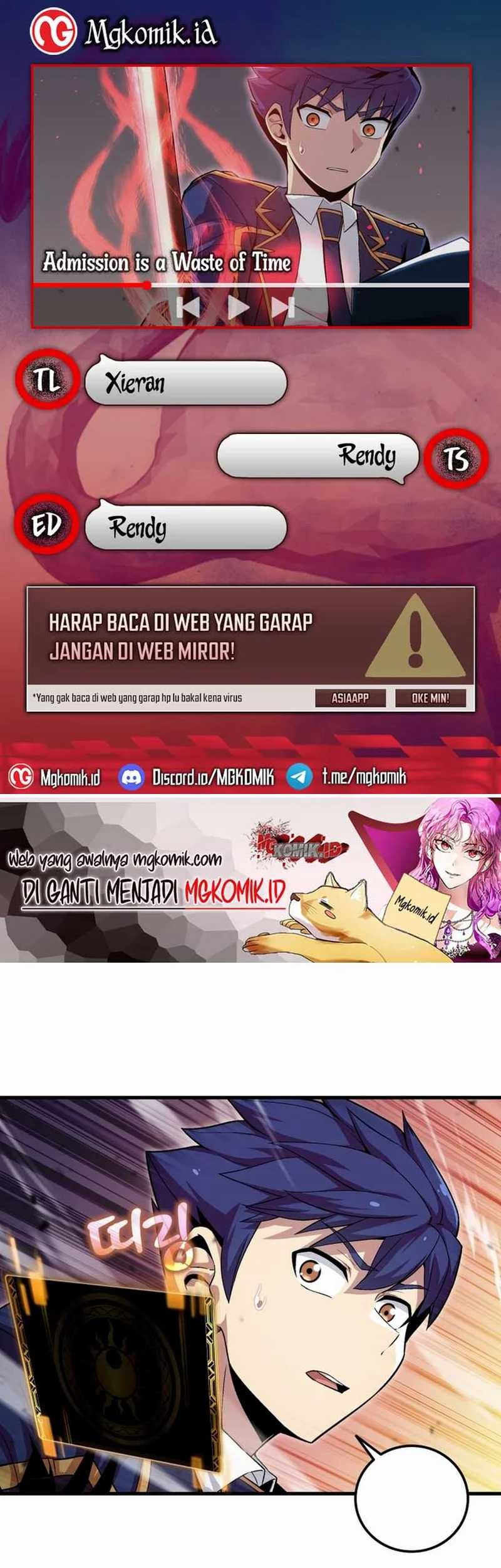 Komik Admission is a Waste of Time Chapter 20 gambar 1