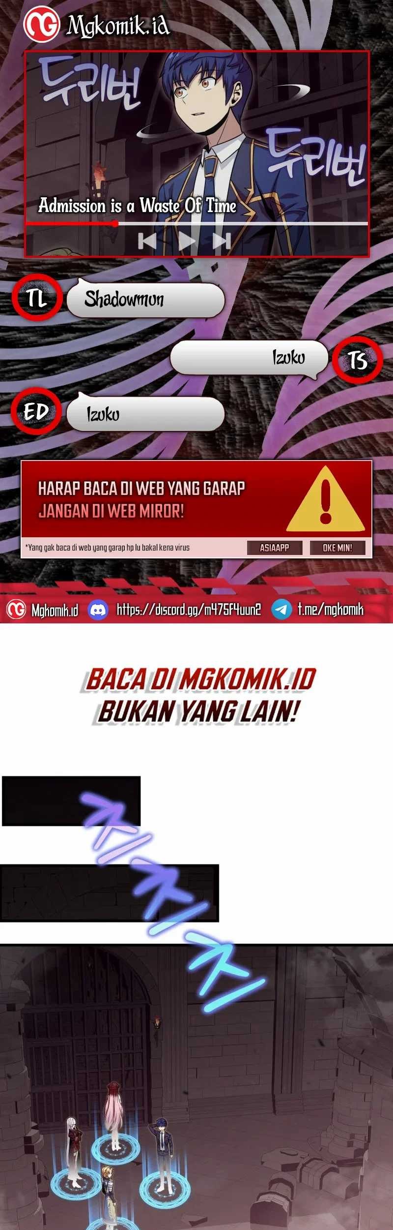Komik Admission is a Waste of Time Chapter 18 gambar 1