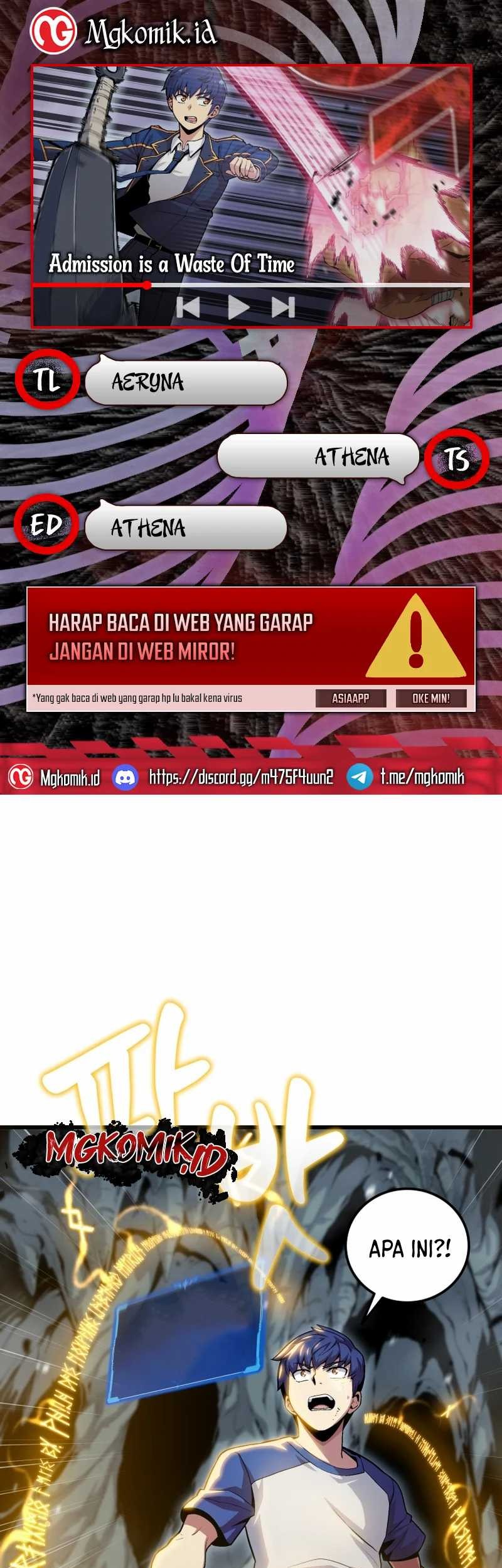 Komik Admission is a Waste of Time Chapter 02 gambar 1