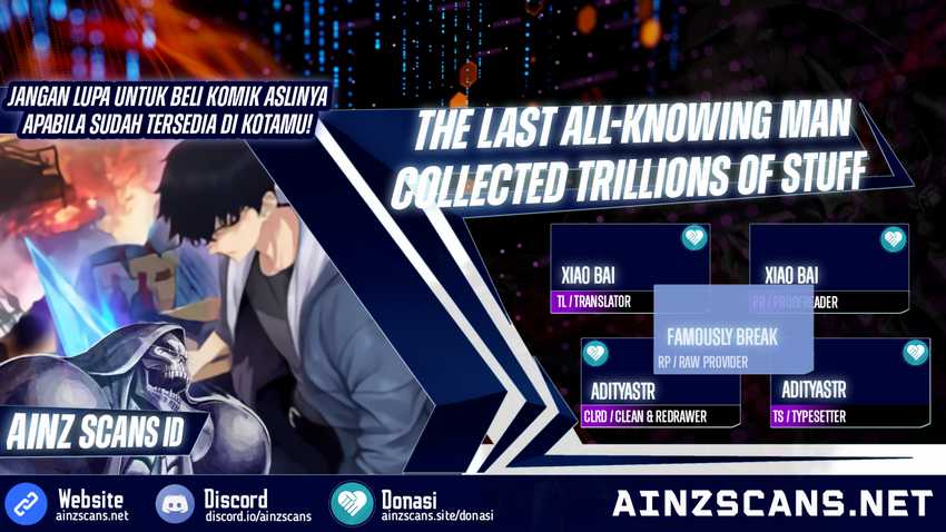 Komik The Last All-Knowing Man Collected Trillions of Stuff from Day One Chapter 36 gambar 1