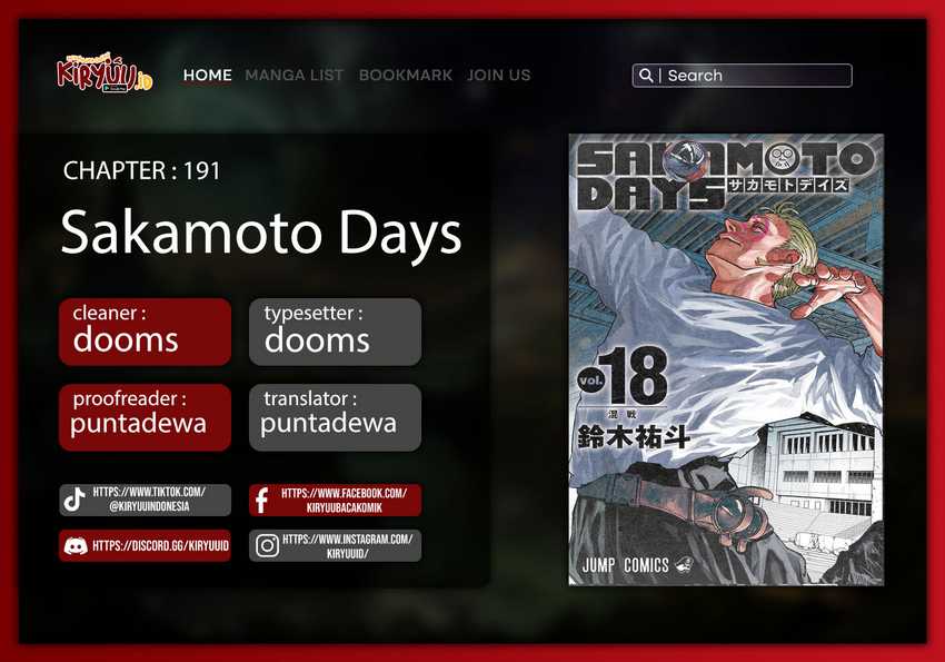 Komik Sakamoto Days Chapter 191 gambar 1