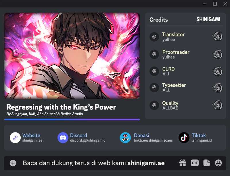 Komik Regressing With The King’s Power Chapter 66 gambar 1