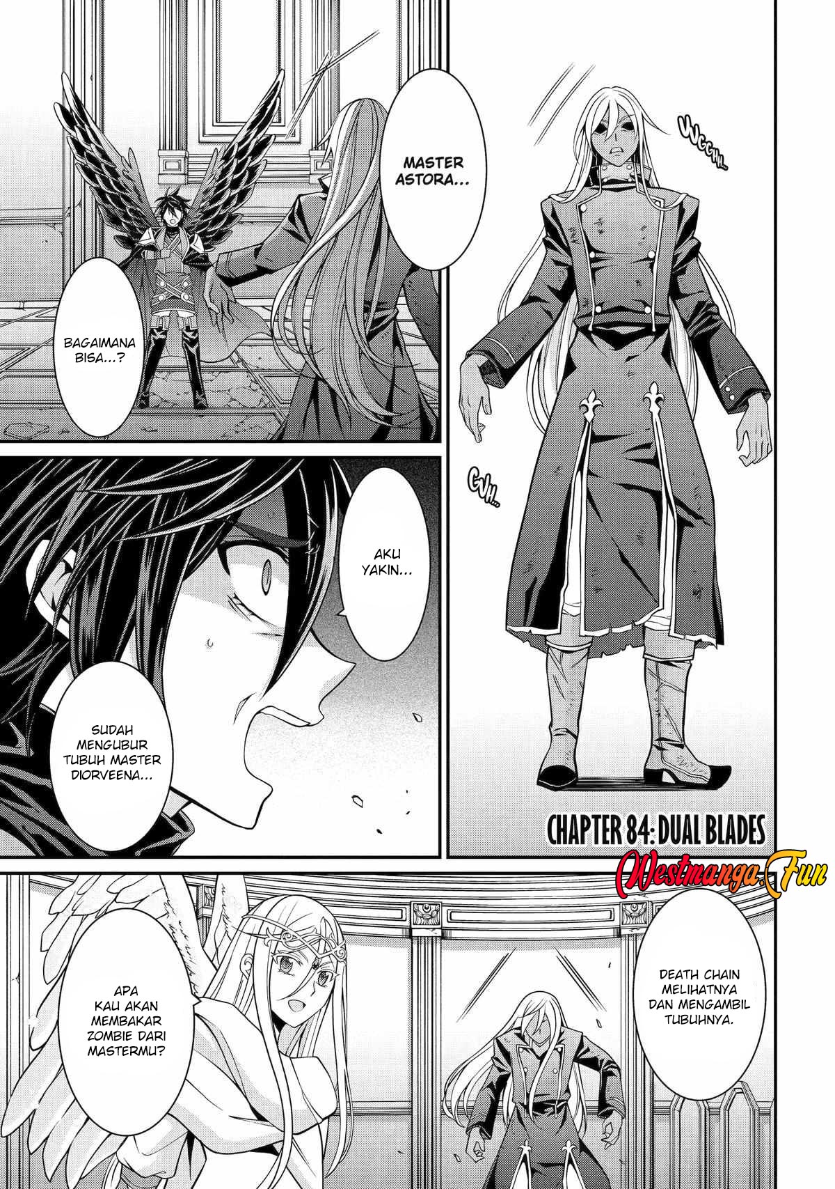 Manga Shikkoku tsukai no saikyo yusha nakama zen’in ni uragira retanode saikyo no mamono Chapter 84 gambar 2