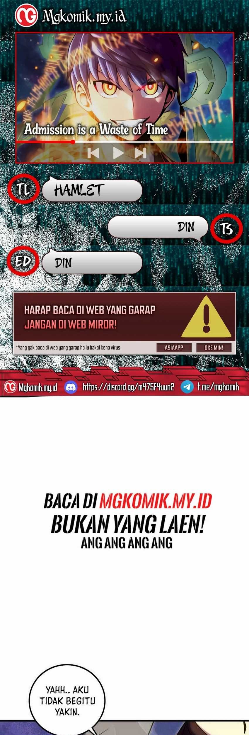 Komik Admission is a Waste of Time Chapter 26 gambar 1