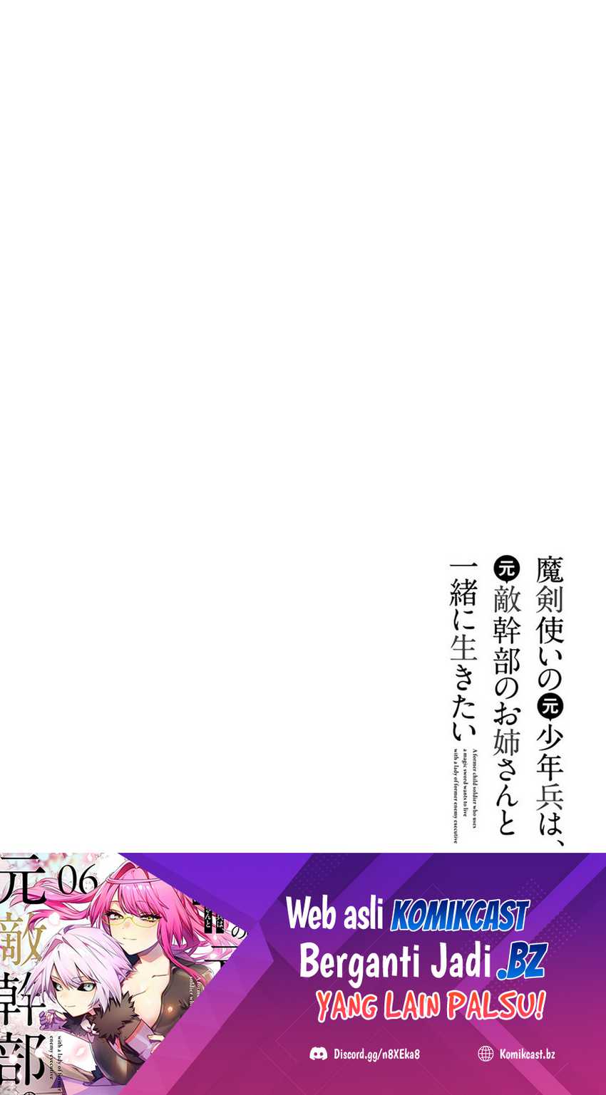 Manga Maken Tsukai no Moto Shounen Hei wa, Moto Teki Kanbu no Onee-san to Issho ni Ikitai Chapter 37 gambar 2